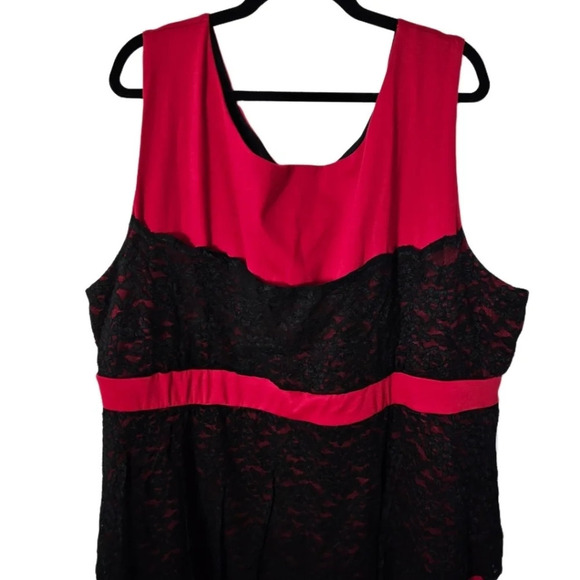 Kiyonna Women's Plus Size Lady in Lace Peplum Dress NWT - Picture 6 of 9